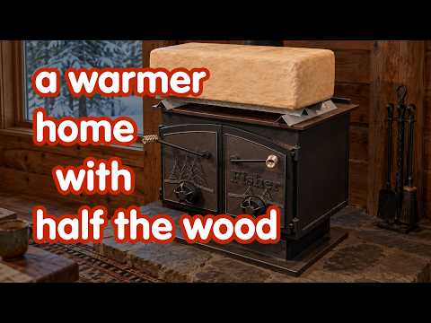 Boost Morning Warmth: Place a Small Mass on Your Wood Stove