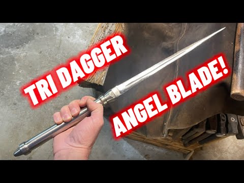 Making the Deadliest Tri Dagger!! Angel Blade From Supernatural!