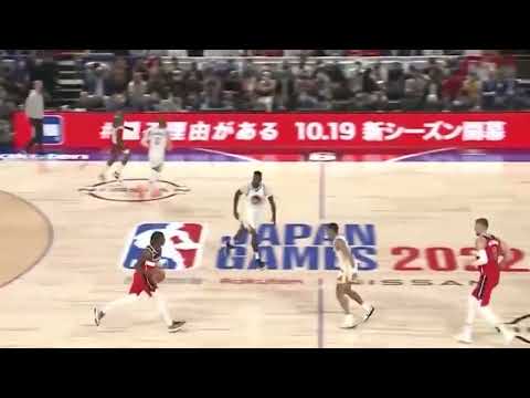 🚨 Delon Wright SPINS and beats the first-half buzzer! 🏀 Warriors vs. Wizards #NBAJapanGames