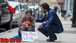 Homeless Girl Begs Keanu for Help - The Truth He Discovers Will Leave You Speechless!