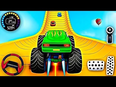 🚛 Mega Monster Truck Stunts – Impossible Tracks Challenge 🔥