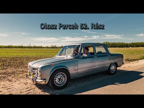 Olasz Percek 52. Rész - Egy igazi sportos Oldtimer Alfa Romeo Giulia Super 1.6
