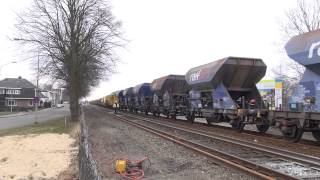 preview picture of video 'Strukton Rail Dieselloc 303006 Irene Duetz BG1200BBM Doorkomst Overgang Kalkwijk Hoogezand-Sappemeer'