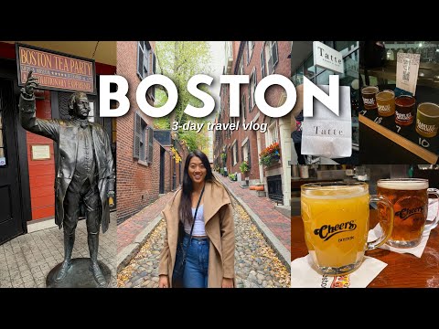 FIRST TIME TRAVELLING TO BOSTON, MASSACHUSETTS // 3-Day Travel Vlog in the United States