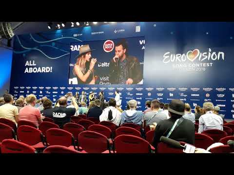 Swizerland - ZiBBZ - Stones (a cappella in the Press Conference of Eurovision Song Contest 2018)