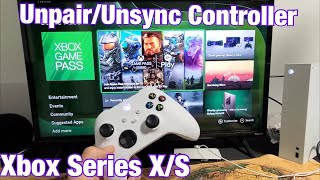 Xbox Series X/S: How to Unpair / Unsync Controller
