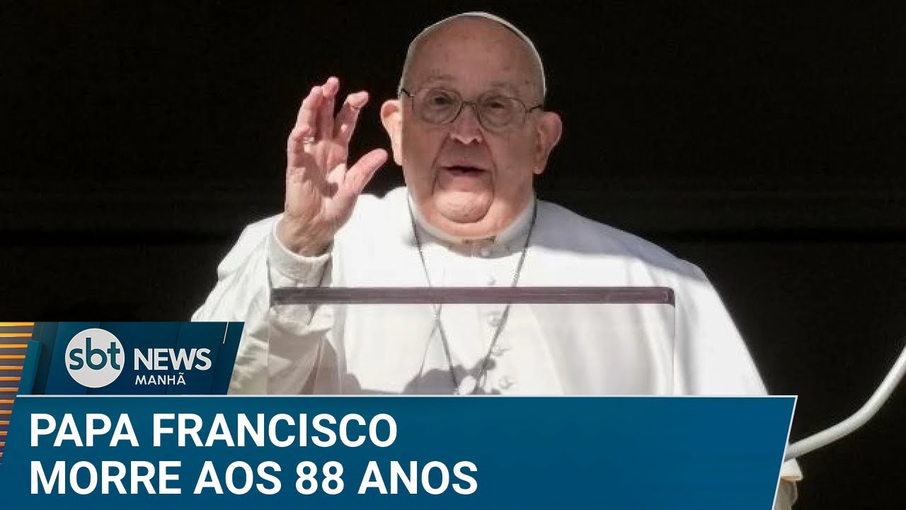Papa Francisco morre aos 88 anos, no Vaticano | #SBTNews Manhã (21/04/25)