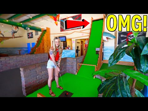Awesome HOMEMADE Mini Golf Course!