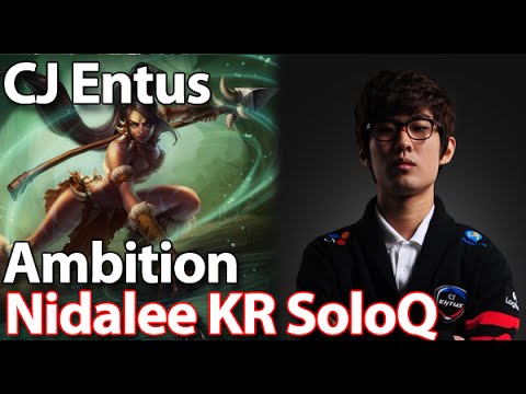 CJ Entus Ambition - How to play Jungle Nidale - KR SoloQ