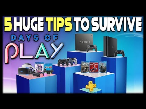 5 HUGE TIPS TO SURVIVE PLAYSTATION DAYS OF PLAY SALE - PSN + PHYSICAL GAME DEALS!