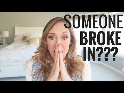Attempted break-in while home - SO SCARY! | How to keep your family safe! Video
