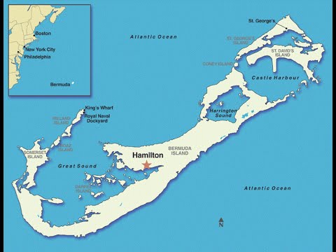 Hamilton: Walking in Downtown Hamilton, Bermuda | Video Driving Worldwide