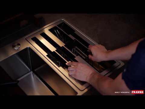 Franke Box Centre - Draining Rack & Stainless Steel Organiser