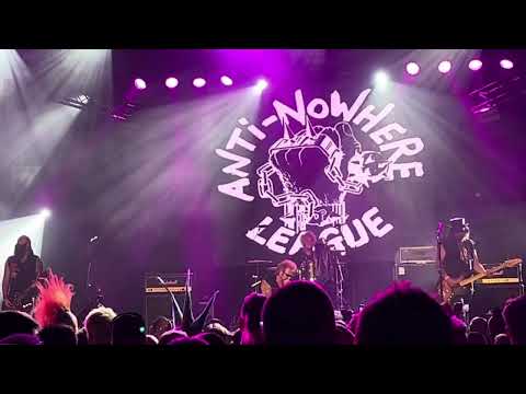 Anti nowhere league Woman live rebellion Blackpool 2023