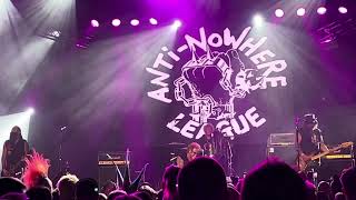 Anti nowhere league Woman live rebellion Blackpool 2023