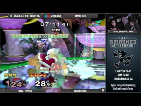 Get Smashed at the Foundry #47 - Winner Ro16: MIOM|Toph (Fox) vs Dizzkidboogie (ICs)
