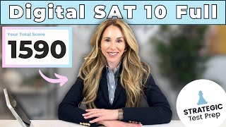 Bluebook SAT Test 10 Full Walkthrough (With Harder 2nd Modules)