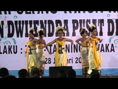 Tari Sekar Jempiring HUT ke  60 Yayasan Dwijendra Pusat Denpasar