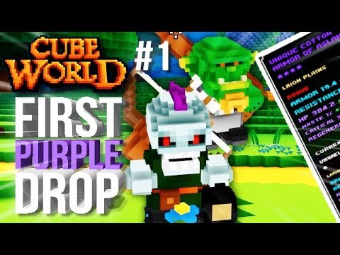 Let's Play Cube World 2019 [Co-Op] - PURPLE DROP at Level 1 | Episode #1