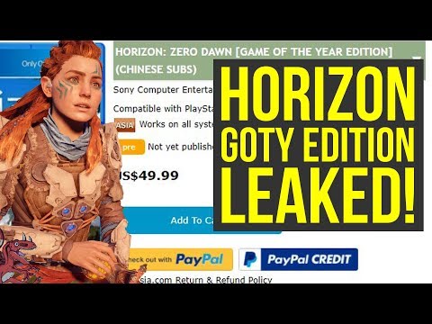 Horizon Zero Dawn Game of The Year Edition LEAKED - Horizon Zero Dawn DLC Included?! Video