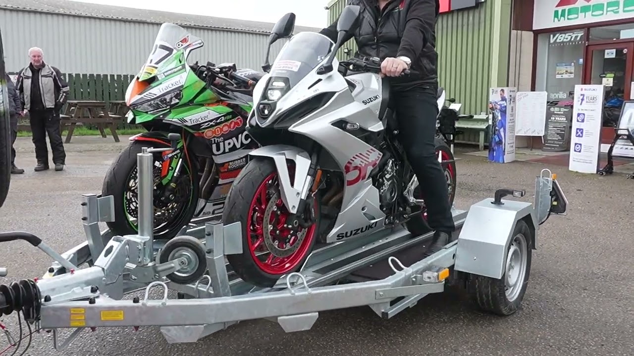 The Debon Moto2 Motorcycle Trailer
