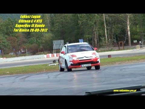 Łukasz Łagan - Citroen C 4 VTS - SuperOes IX Runda - Tor Kielce 29-09-2012