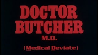 Doctor Butcher M.D. (aka Zombie Holocaust) (1980) Trailer