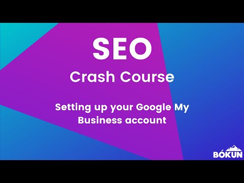Bókun SEO Crash Course - Setting up your Google My Business account