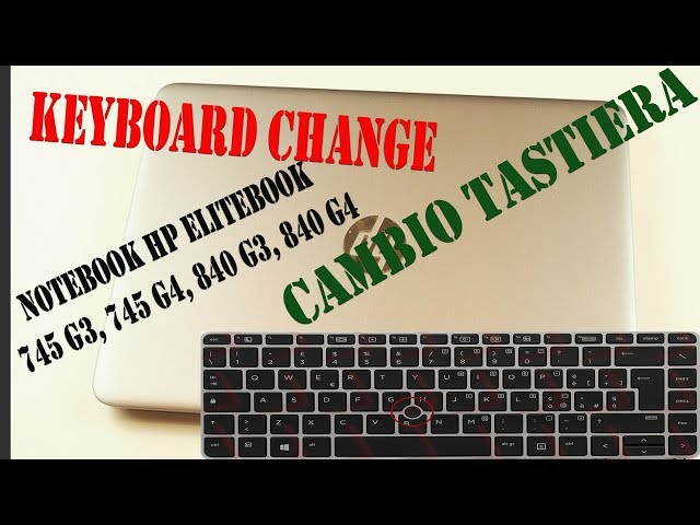 Vídeo relacionado con PANAMEMORY Teclado retroiluminado original compatible con HP EliteBook 745 G3, 745 G4, 840 G4, 848 G4 - Layout US - Part Number 836308-001, 819877-001, 836308-061 - con pointing stick