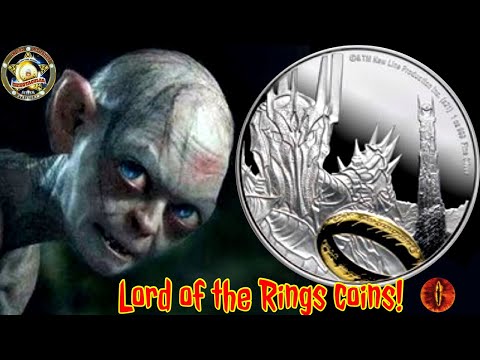 Lord of the Rings silver coins?! Yes please! Gold and Silver coins unboxed!