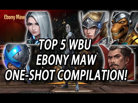 TOP 5 EBONY MAW WBU ONE-SHOT FULL GUIDE (STAGE 50- 89 DAILY) I Marvel Future Fight