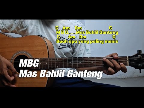 Guitar Chords MBG Mas Bahlil Ganteng | viral tiktok