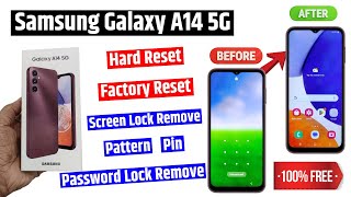 Samsung galaxy a14 5g hard reset & remove pin lock, password lock | how to unlock samsung a14 5g