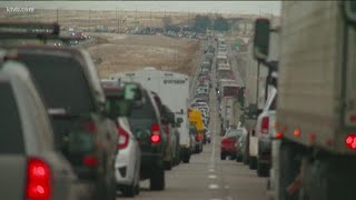 Multiple crashes on I-84 east of Boise caused massive delays on the day after Christmas