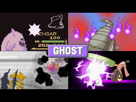 Evolution of Pokémon Moves (Ghost Type)