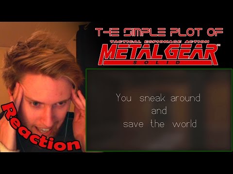 The Simple Plot of Metal Gear Solid (Typography) REACTION! | HERE WE GOOOO! | (60fps)