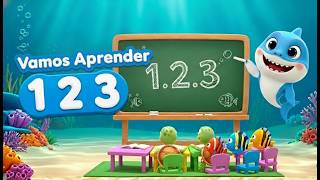 Aprendendo 1, 2, 3 com o Tuto Barão  | Aula Divertida no Fundo do Mar