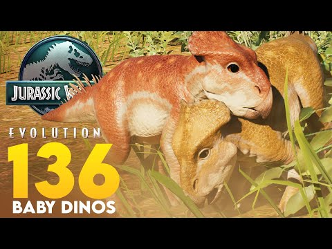 EVERY Baby Dinosaur Animation In The Game! All 136 Of Them! Jurassic World Evolution 3