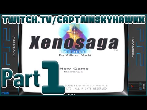 Xenosaga Episode I - PS2 - Full Playthrough Part 1 of 4 - Twitch VOD