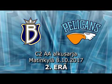 Su 8.10.2017 BJR White 1 - Pelicans C2 Akatemia, erä 2
