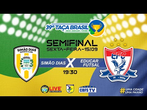Simão Dias X Educar Futsal - Taça Brasil Sub-20 Masc. 1ª Divisão #futsal #sergipe
