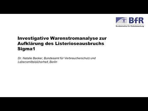 Investigative Warenstromanalyse zur Aufklärung des Listerioseausbruchs Sigma1