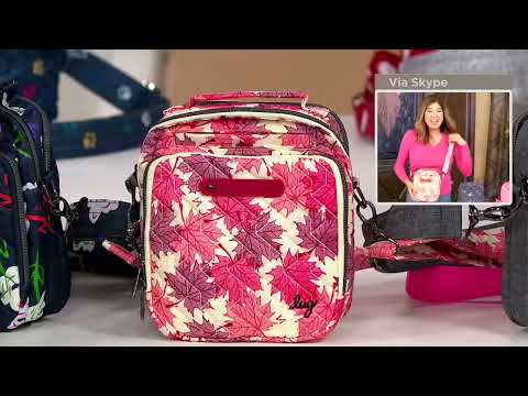 Lug RFID Crossbody with Charm Bar - Skeeter on QVC