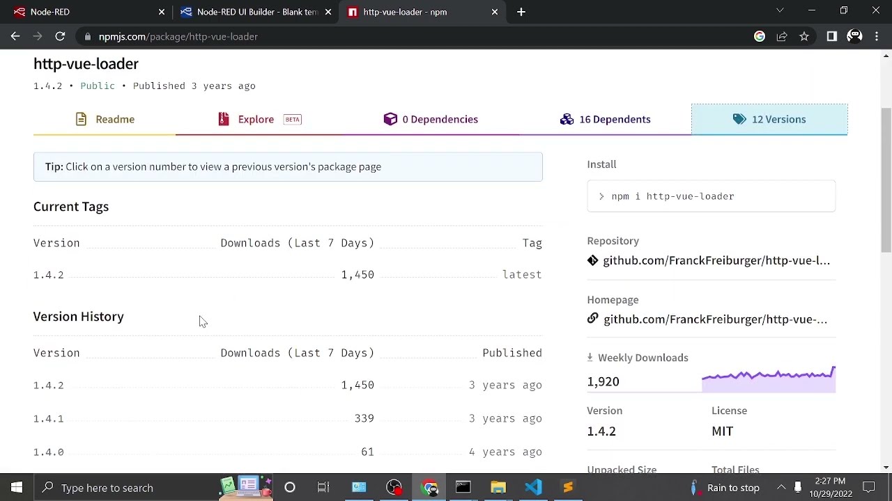 Node-RED UIBuilder - Part 1 - Installing  necessary components