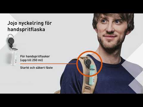 Jojo Durable Extra Strong med Fäste för Handsprit - Youtube manufacturer video 2