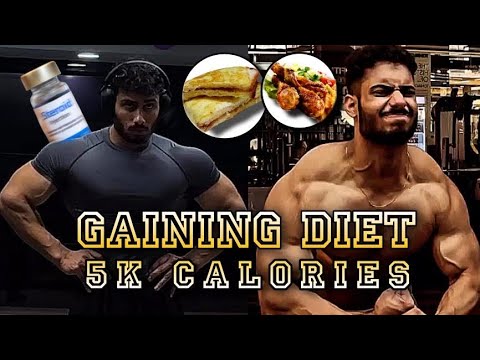 5 K CALORIES 😳 GAINING DIET FOR STRENGHT AND SIZE 💪🏼