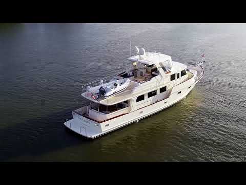 Fleming Yachts 78 "On Leave" Drone & Running Footage