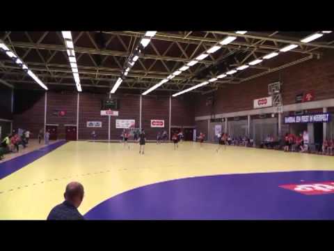 Belgische Finale handbal tussen Sporting NeLo en Handbalclub Schoten