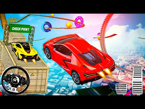 Crazy Mega GT Ramp Car Stunts Racing: Impossible Tracks 3D - New Mega Ramp Car Game