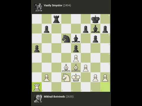 Mikhail Botvinnik vs Vasily Smyslov World Championship Match ◉ Moscow → Russia (1958)